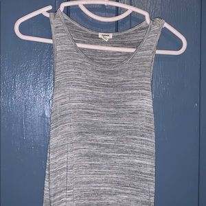 Gray maxi dress